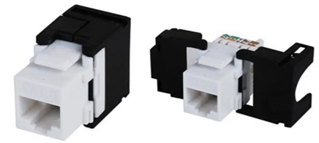 Life Tech Cat.6 UTP Keystone Jack, 180° LTKJ-UTPC6-180