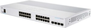 Cisco Business Smart Switch | 24 Port GE | Partial PoE | 4xG SFP | (CBS250-24PP-4G-UK)