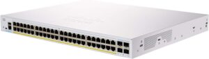 Cisco Business Managed Switch | 48 Port GE | PoE | 4x1G SFP | (CBS350-48P-4G-UK)