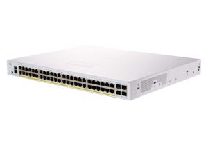 Cisco Business Managed Switch | 48 Port GE | PoE | 4x10G SFP+ | (CBS350-48P-4X-UK)