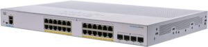 Cisco Business Smart Switch | 24 Port GE | PoE | 4x10G SFP+ | (CBS250-24P-4X-UK)