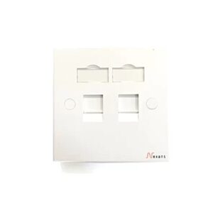 Nexans LANmark 86x86 Wallplate 2 Snap-In White N423.862